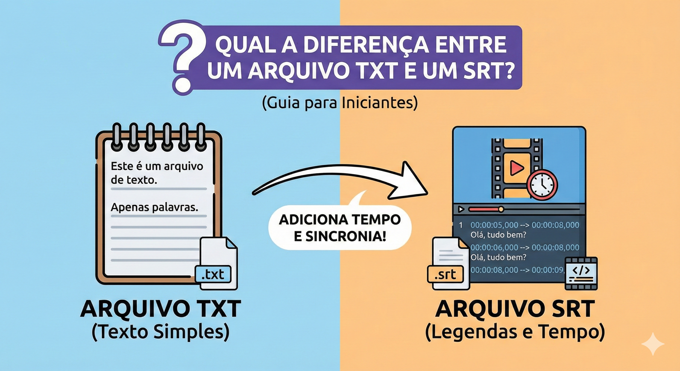 TXT vs SRT